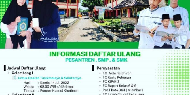 Informasi Pesantren Tahun Ajaran 2021/2022