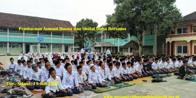 Pembacaan Asmaul Husna dan Sholat Duha Bersama