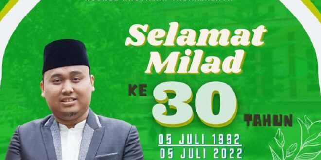 Wilujeng Tepang tahun Syaikhina wamurobbi ruhina.