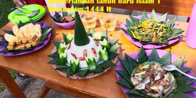 Lomba ngaliwet santri dalam rangka memeriahkan tahun baru islam 1 Muharram 1444 H