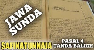 Kajian Kitab Safinatun Najah Pasal 4 Tanda-tanda Baligh