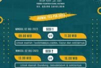 Jadwal Tes Seleksi Calon Santri Baru Tahun 2023