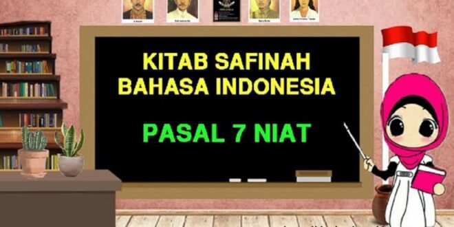 Kajian Kitab Safinatun Najah Pasal 7 Niat dalam Wudhu