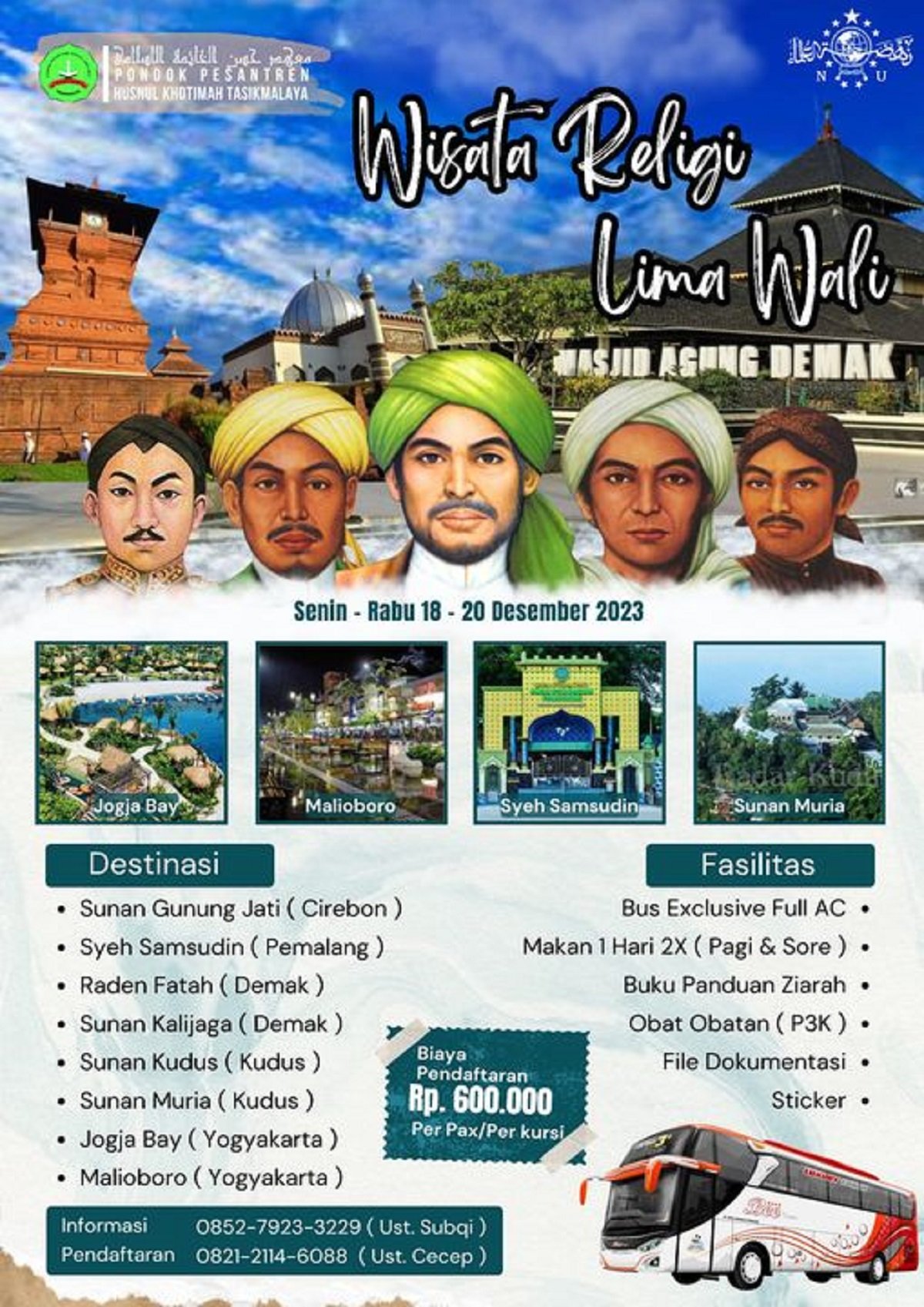 Wisata Religi Ziarah 5 Wali Pesantren Husnul Khotimah