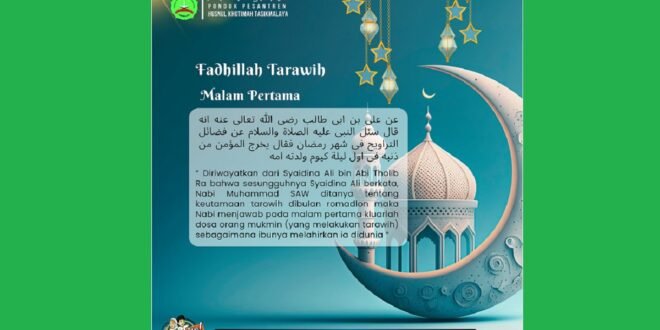 Fadhilah Shalat Tarawih Malam Pertama