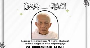 Turut Berbela Sungkawa Atas Berpulangnya KH. BURHANUDIN, M.Pd.I