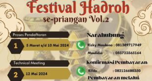 PENDAFTARAN FESTIVAL HADROH VOL.2 SUDAH DIBUKA