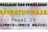 Fasal 19 : Macam-Macam Najis