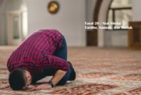 Fasal 26 : Niat Sholat Fardhu, Sunnah, dan Mutlak