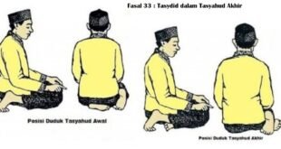 Fasal 33 : Tasydid dalam Tasyahud Akhir