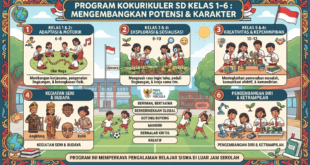 Membangun Motivasi dan Karakter Melalui Program Kokurikuler SD Kelas 1–6