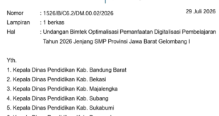 Bimtek Optimalisasi Pemanfaatan Digitalisasi Pembelajaran 2026 Resmi Digelar, Guru SMP Penerima Papan Interaktif Digital Wajib Mengikuti
