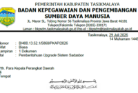 Upgrade Sistem Sadasbor Kabupaten Tasikmalaya 2026: ASN Wajib Menggunakan Versi Terbaru, Ini Fitur dan Cara Mengunduhnya