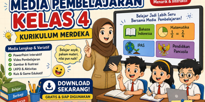 Download Media Pembelajaran Kelas 4 Kurikulum Merdeka, Lengkap dan Siap Digunakan