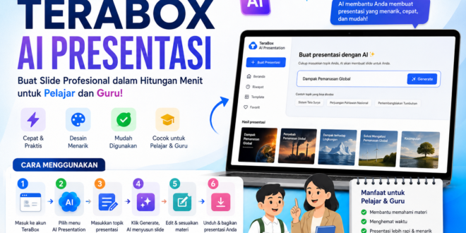 Review TeraBox AI Presentasi: Cara Mudah Membuat Slide Profesional untuk Pelajar dan Guru