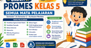 Unduh Promes Kelas 5 Semua Mata Pelajaran Lengkap