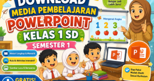 Download Media Pembelajaran PowerPoint Kelas 1 SD Semester 1 dan 2