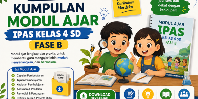 Unduh Kumpulan Modul Ajar IPAS Kelas 4 SD Fase B