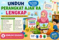 Unduh Perangkat Ajar RA Lengkap: Biar Persiapan Mengajar Nggak Bikin Kepala Berasap 😄
