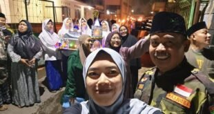 Pawai Obor Dalam Rangka Menyambut Tahun Baru Islam 1 Muharram 1448 H Ponpes Husnul Khotimah Tasikmalaya