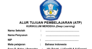 ATP Bahasa Indonesia Kelas 7 SMP/MTs Kurikulum Merdeka