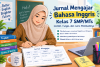 Jurnal Mengajar Bahasa Inggris Kelas 7 SMP/MTs: Contoh, Fungsi, dan Cara Membuatnya
