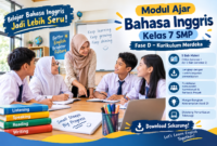 Modul Ajar Bahasa Inggris Kelas 7 SMP Fase D Kurikulum Merdeka: Materi dan Download