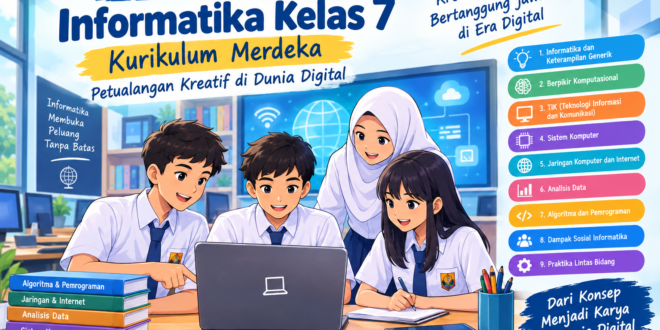Modul Ajar Informatika Kelas 7 Kurikulum Merdeka: Belajar Teknologi dengan Cara yang Menyenangkan