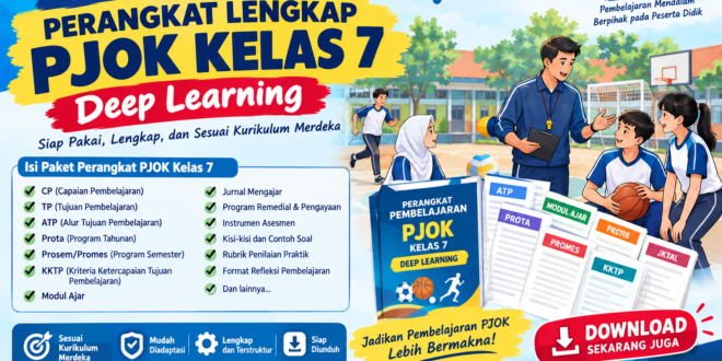 Download Perangkat Lengkap PJOK Kelas 7 Deep Learning
