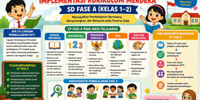 Capaian Pembelajaran (CP) Implementasi Kurikulum Merdeka SD Fase A