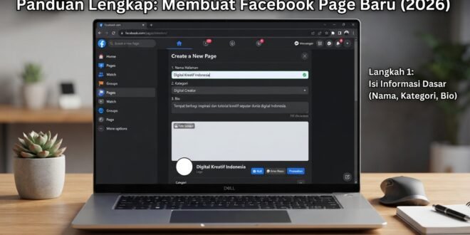 Panduan Lengkap Membuat Facebook Page/Fanspage di Desktop — Tampilan Terbaru 2026