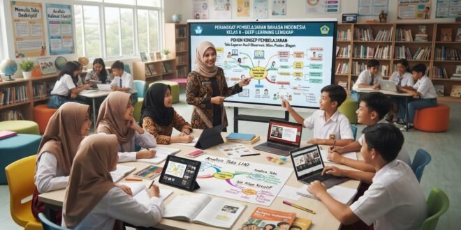 Perangkat Pembelajaran Bahasa Indonesia Kelas 8 Deep Learning Lengkap