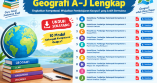 Download Modul Guru Pembelajar Geografi Kelompok Kompetensi A–J Lengkap