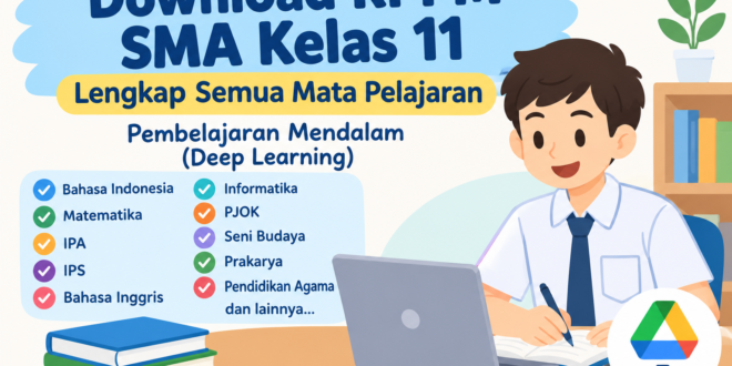Download RPPM SMA Kelas 11 Lengkap Semua Mata Pelajaran – Pembelajaran Mendalam (Deep Learning)
