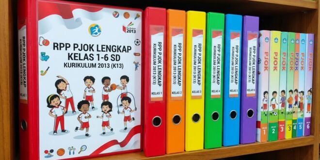 Download RPP PJOK Lengkap Kelas 1–6 SD Kurikulum 2013 (K13)