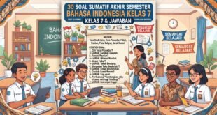30 Soal Sumatif Akhir Semester Bahasa Indonesia Kelas 7 Deep Learning dan Jawaban