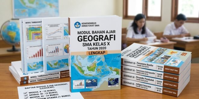 Download Bahan Ajar Modul Geografi SMA Kelas X dan XI Tahun 2020 Direktorat SMA Lengkap