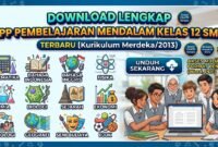 Download RPP Pembelajaran Mendalam Kelas 12 SMA Lengkap Semua Mata Pelajaran Terbaru