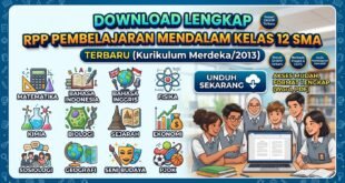 Download RPP Pembelajaran Mendalam Kelas 12 SMA Lengkap Semua Mata Pelajaran Terbaru