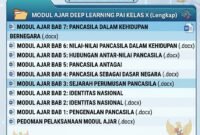 Download Modul Ajar Pendidikan Pancasila Kelas 6 Deep Learning Semester 1 dan 2 Lengkap Format Word