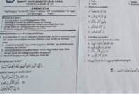 50 Soal Sumatif Akhir Semester PAI Kelas 7 Kurikulum Merdeka + Jawaban