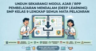 Download Modul Ajar / RPP Pembelajaran Mendalam (Deep Learning) SMP Kelas 9 Lengkap Semua Mata Pelajaran