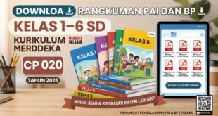 Download Rangkuman PAI dan BP Kelas 1–6 SD Kurikulum Merdeka CP 020 Tahun 2026