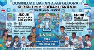 Download Bahan Ajar Geografi Kurikulum Merdeka Kelas X dan XI dari Erlangga Lengkap