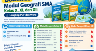 Download Kumpulan Modul Geografi SMA Kelas X, XI, dan XII Lengkap