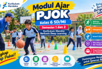 Download Modul Ajar PJOK Kelas 6 Semester 1 dan 2 Kurikulum Merdeka Berbasis Deep Learning Lengkap