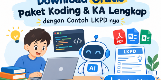 Download Gratis Paket Koding dan Kecerdasan Artifisial (KA) Lengkap dengan Contoh LKPD